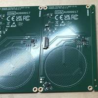 Assembled pre-production faceplate and mainboard PCBs
