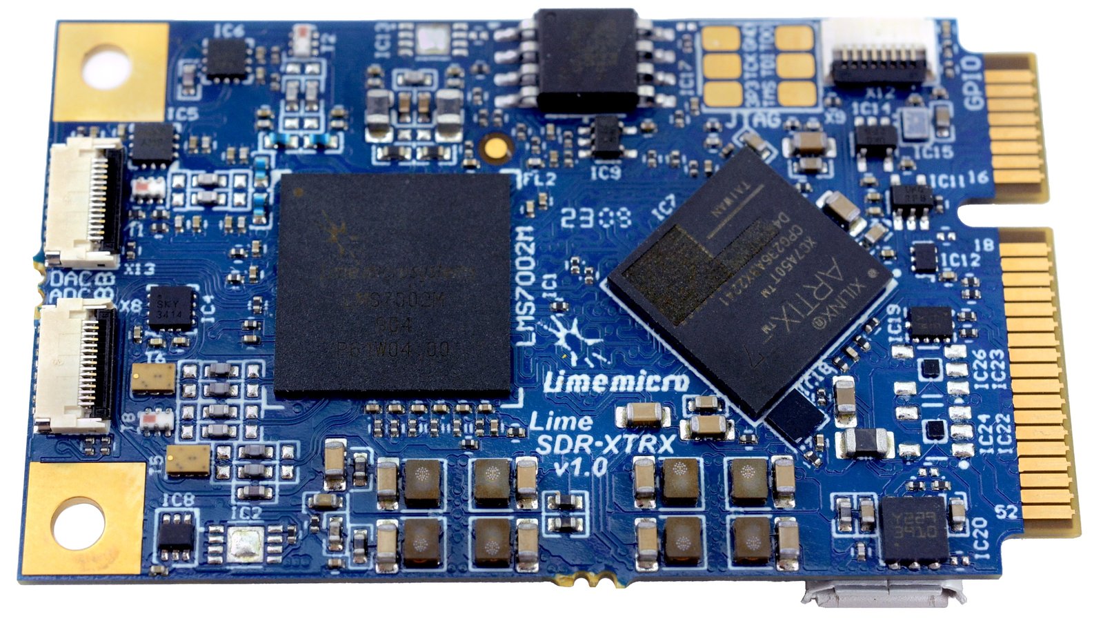 LimeSDR XTRX (bottom)
