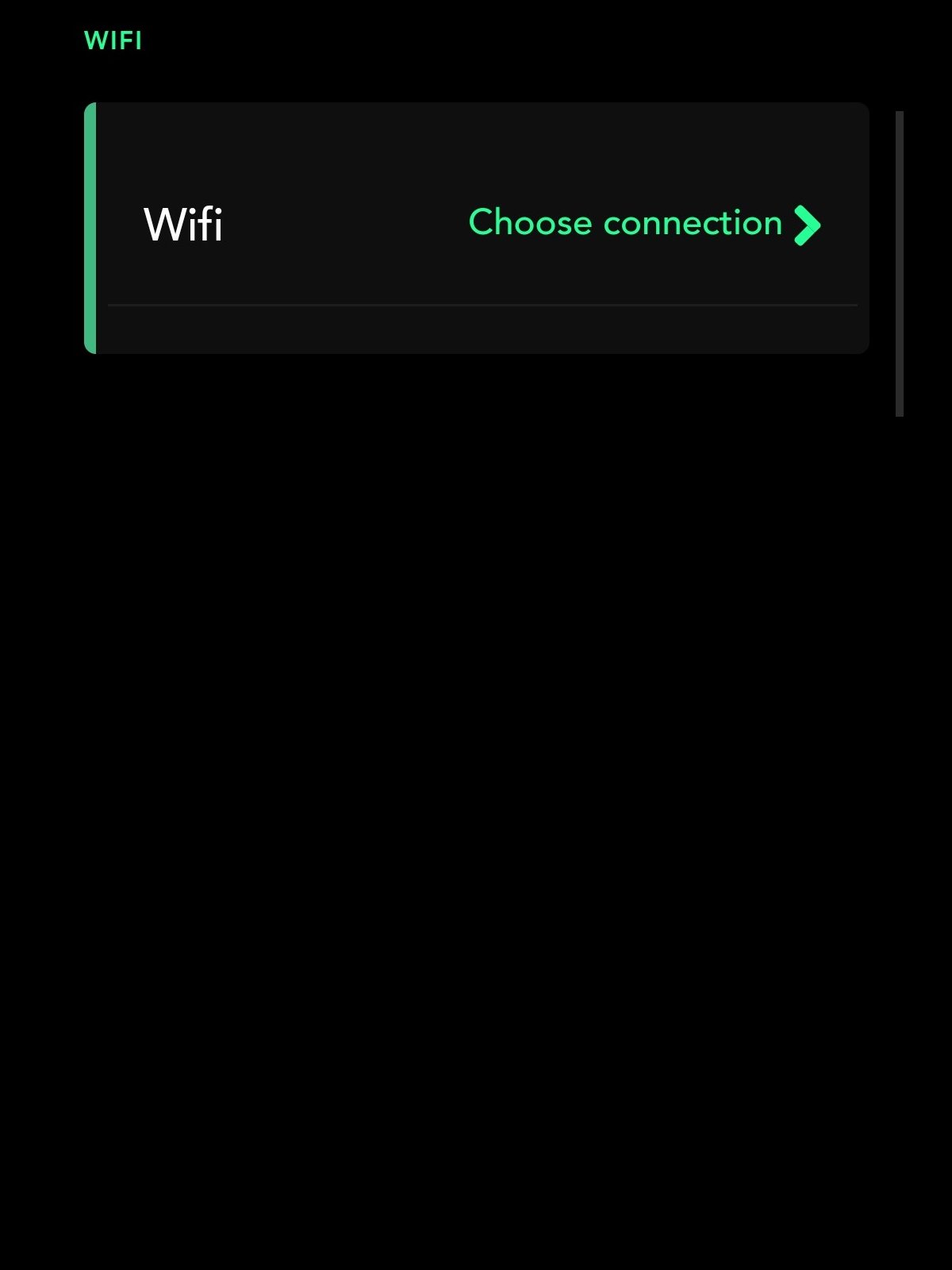 Wi-Fi Options