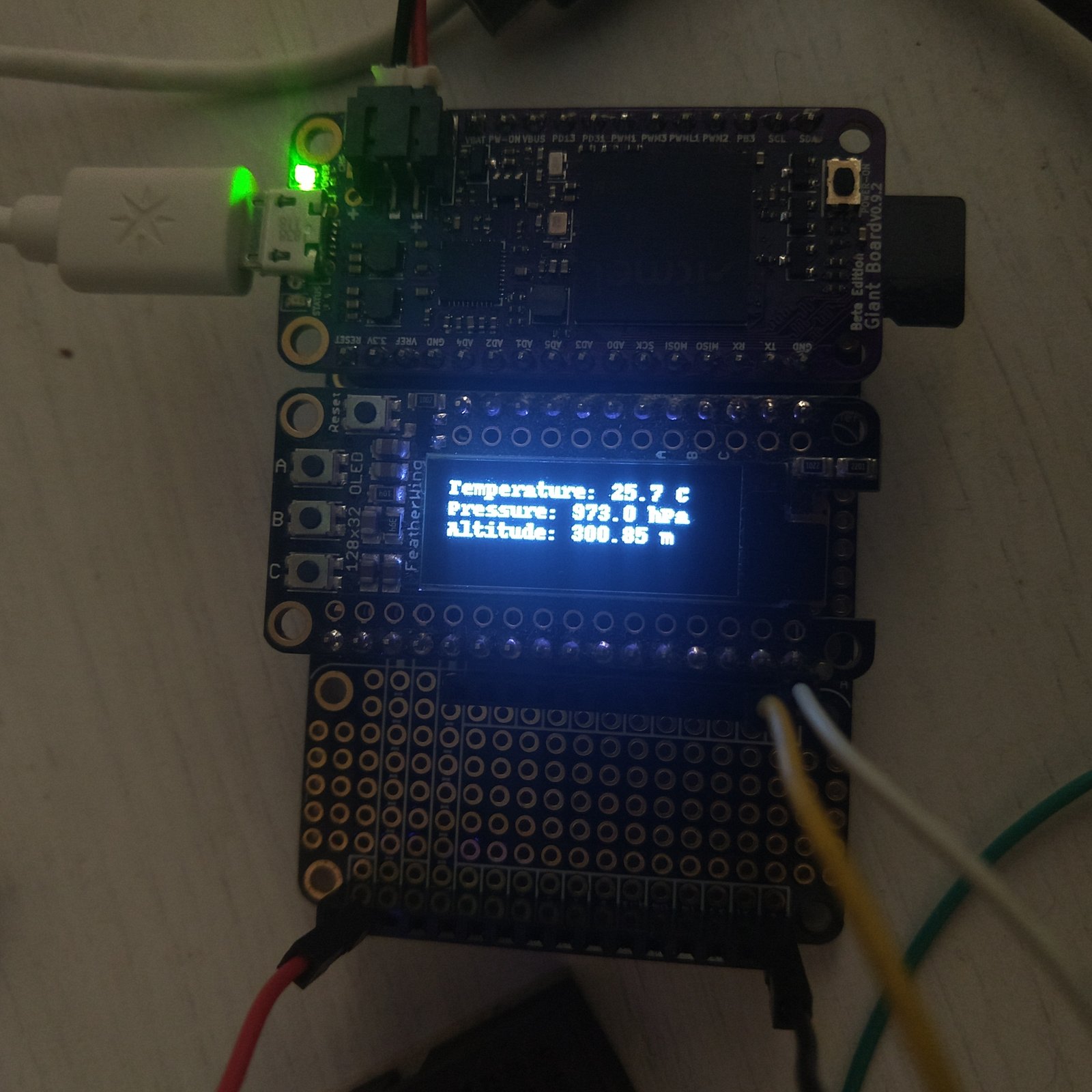 Displaying Data from BMP280 on OLED