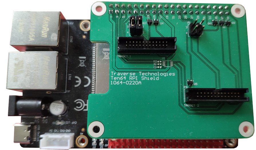 Ten64 Control HAT on SBC