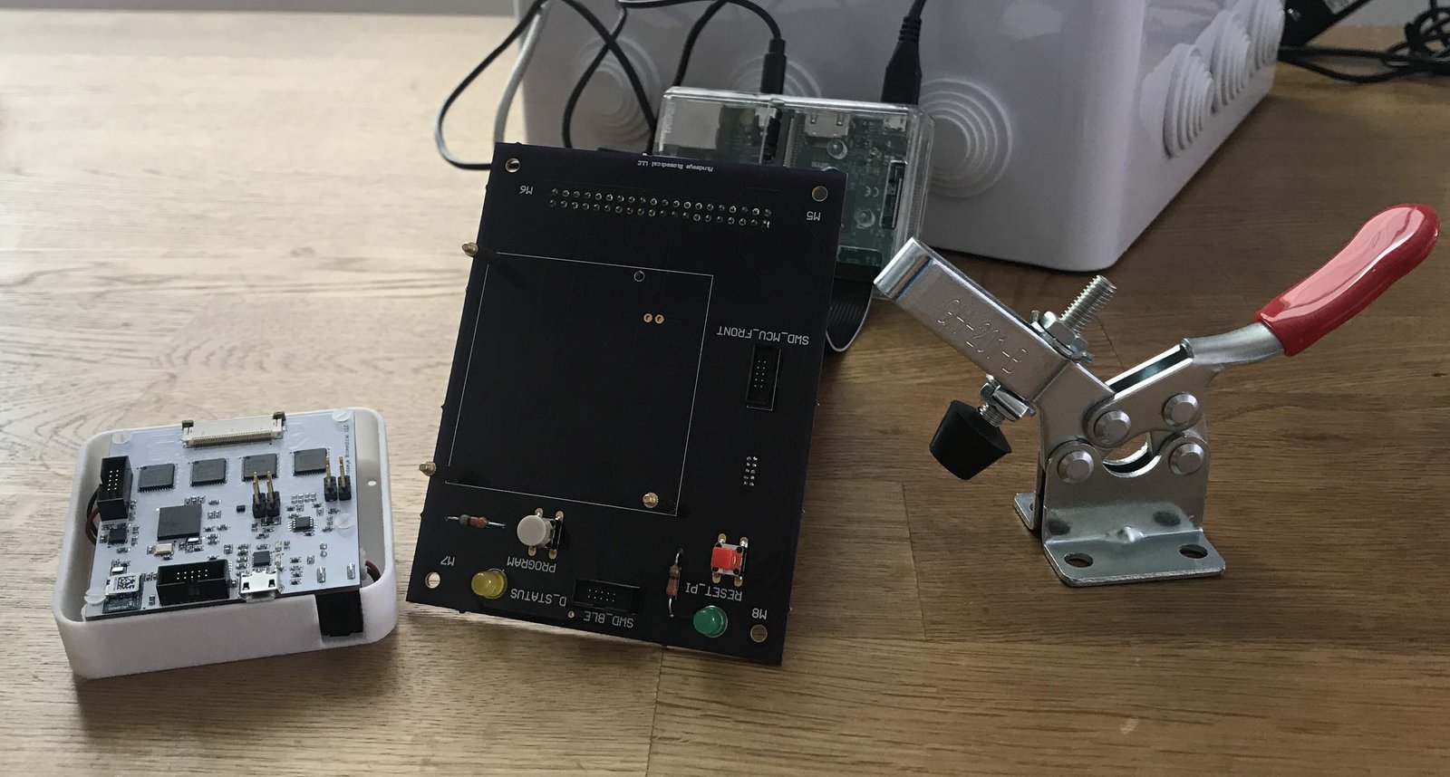 Spectra test jig pieces