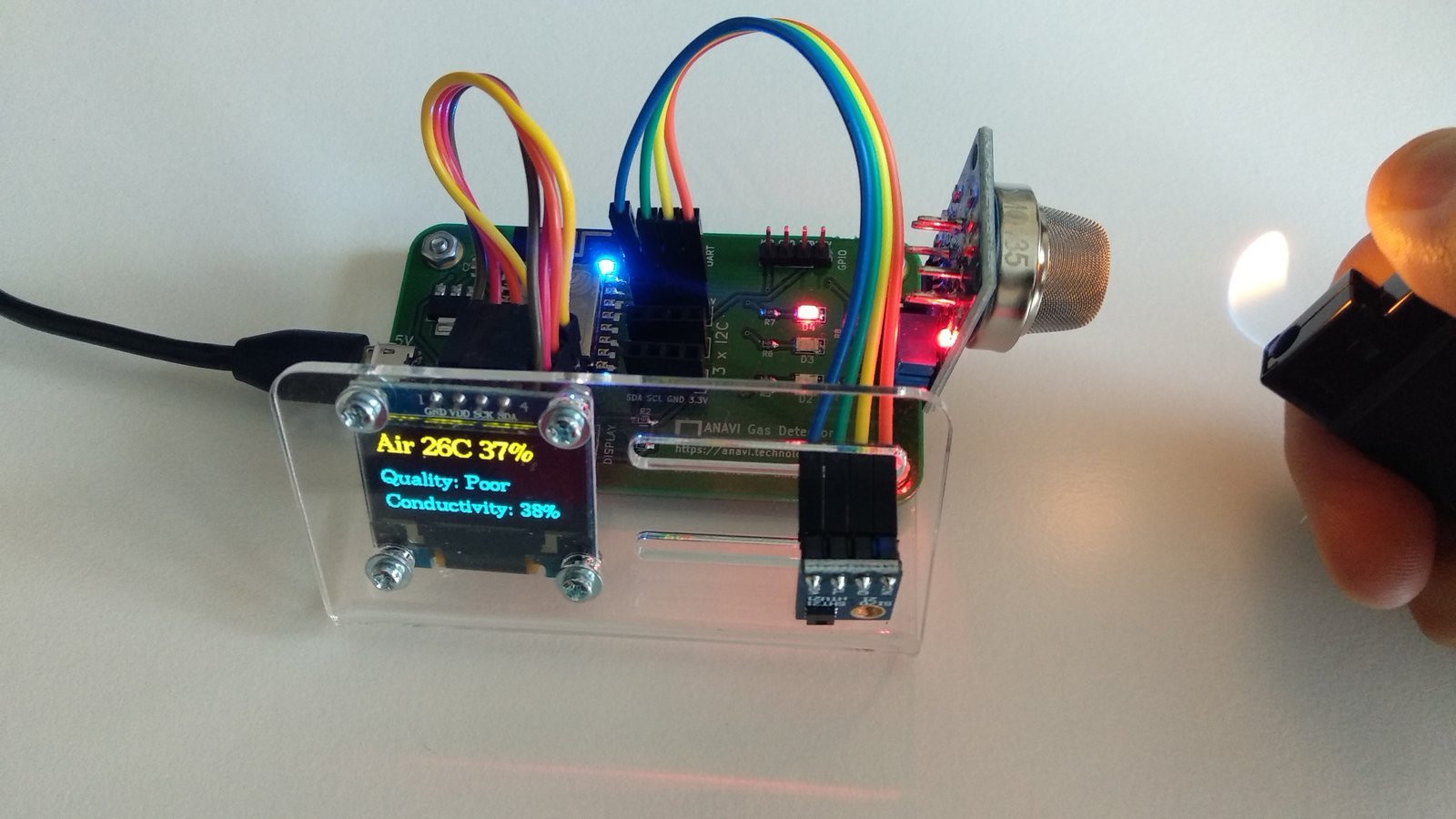 ANAVI Gas Detector demo