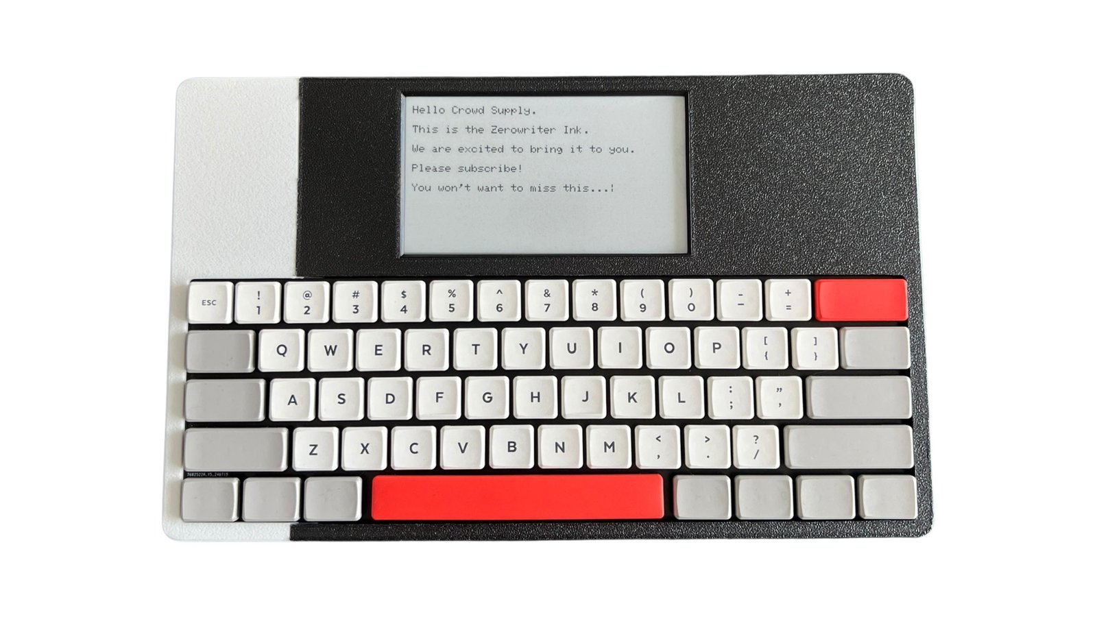 ZeroWriter Ink