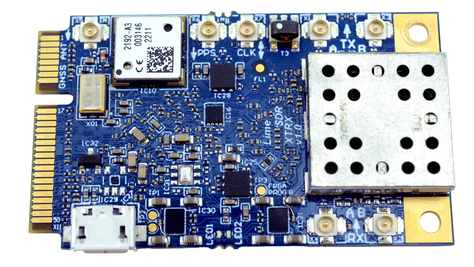 LimeSDR XTRX (top)