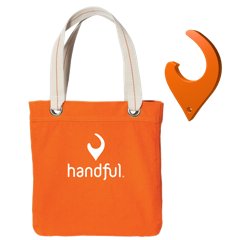Handful Tote Bag and Bottle Opener