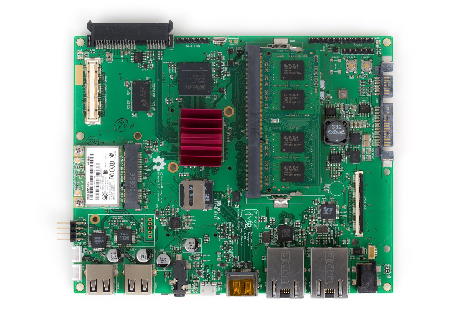 Novena Motherboard Top View