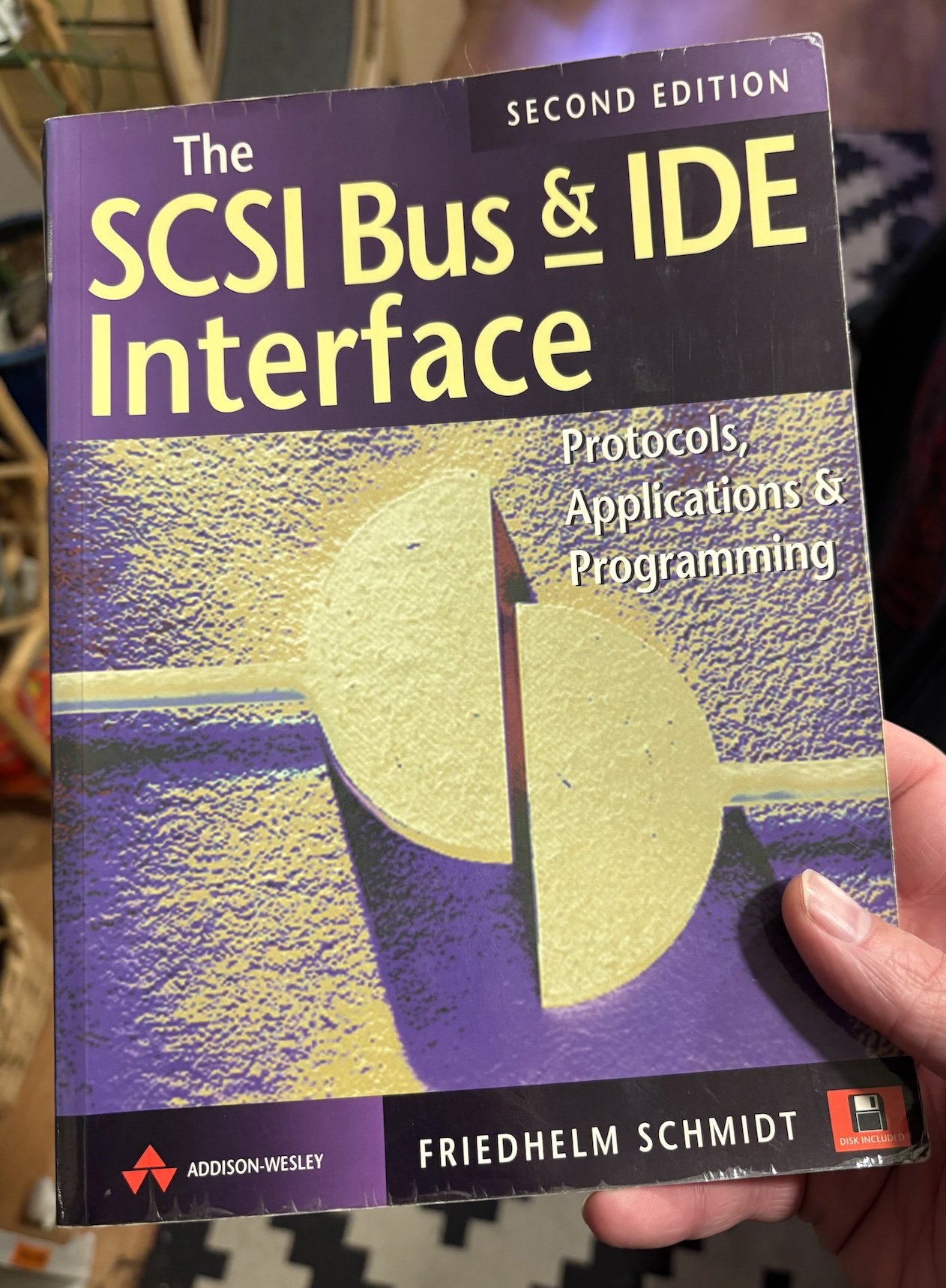 Holding up the The SCSI Bus & IDE Interface book