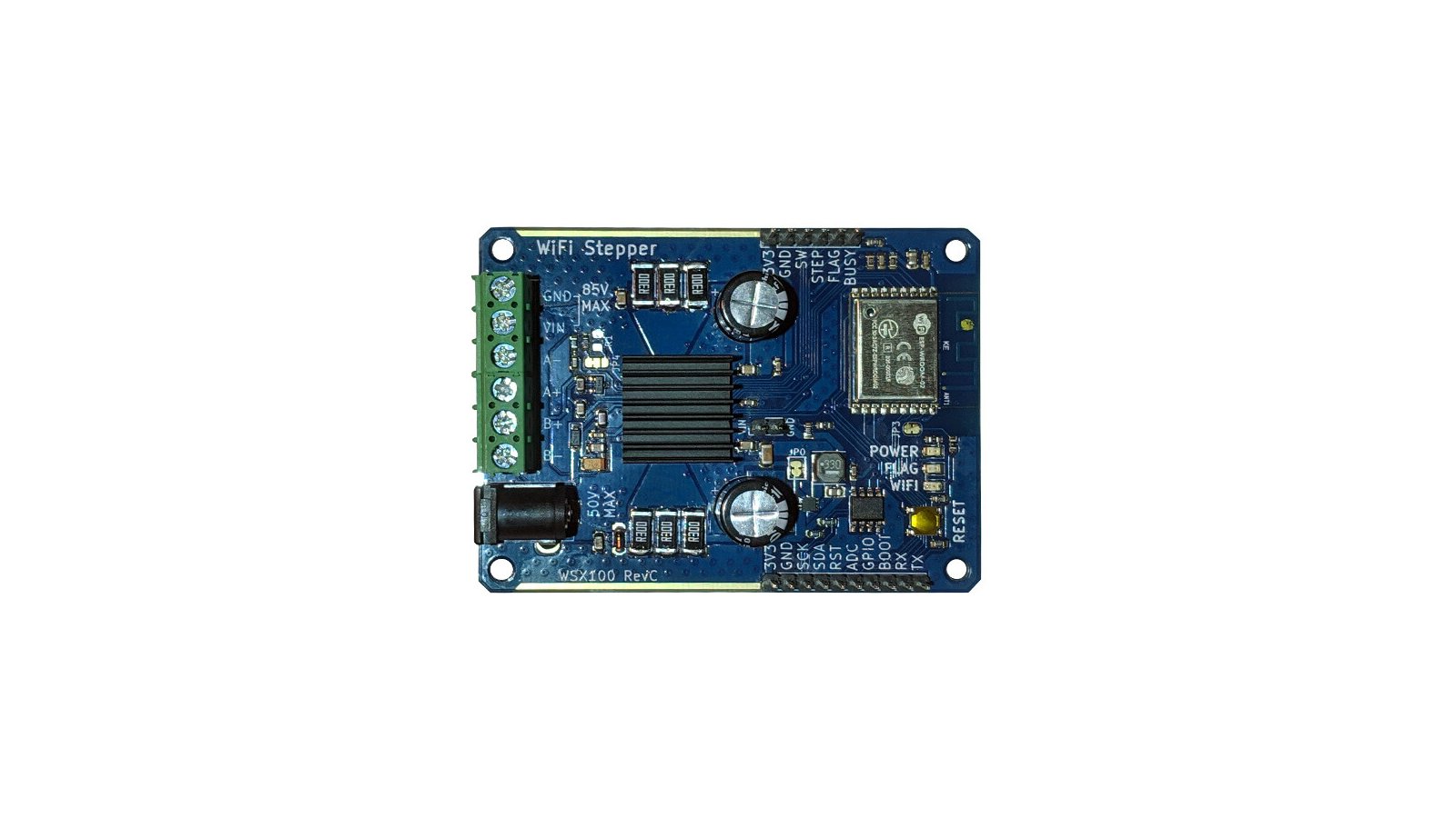 WiFi Stepper RevC Board