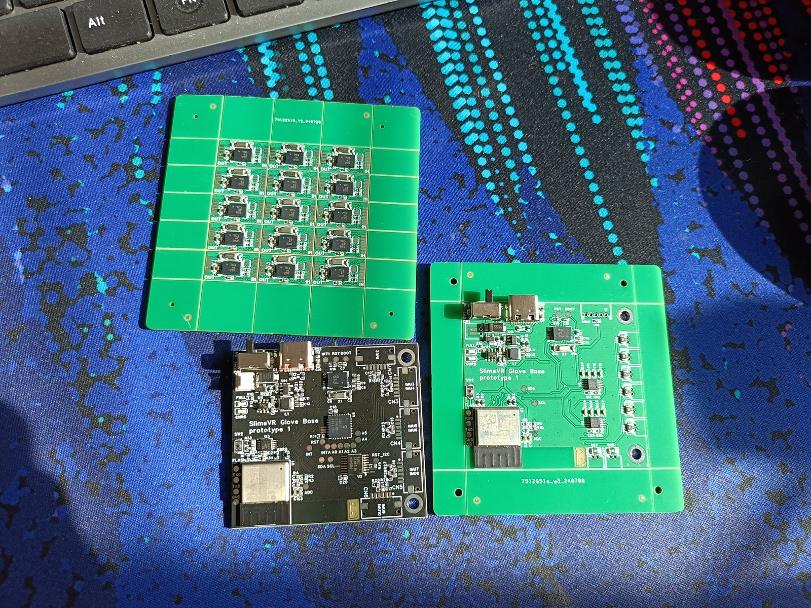 A few prototype PCBs for our VR Glove project!