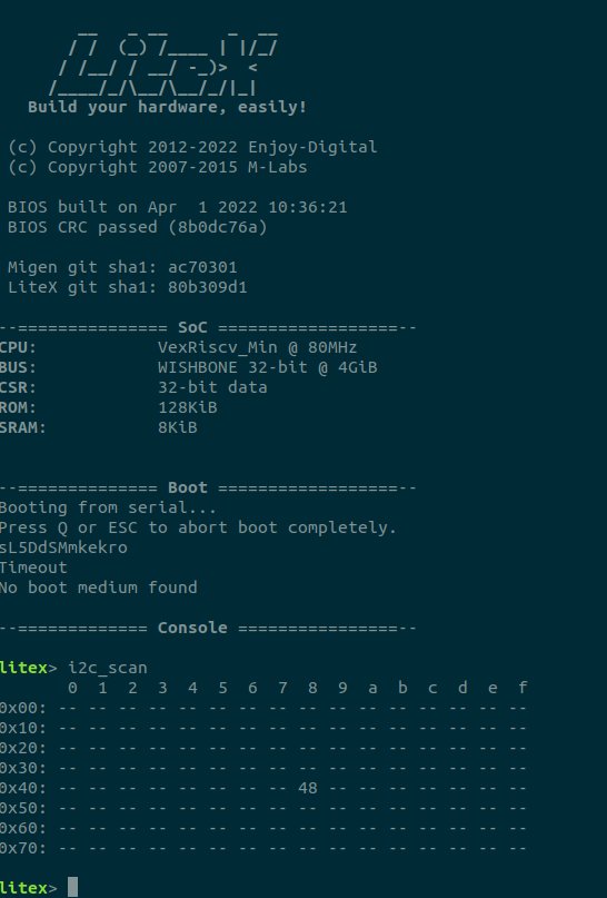 LiteX console