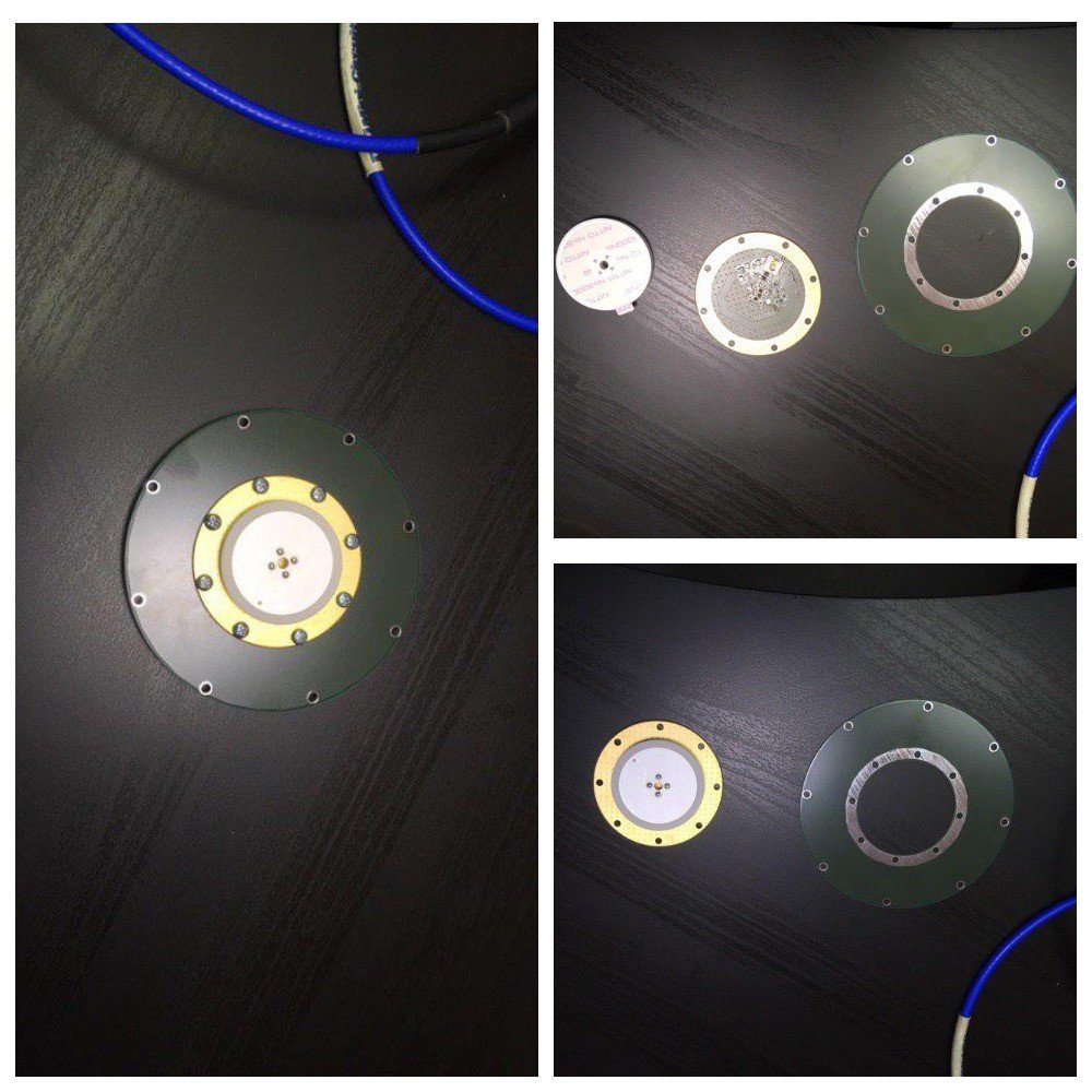 The final assembly of the antenna