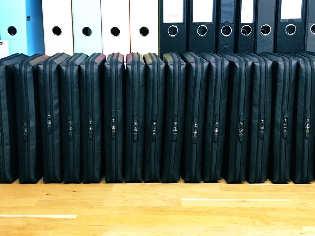 Row of MNT Reform Max sleeves