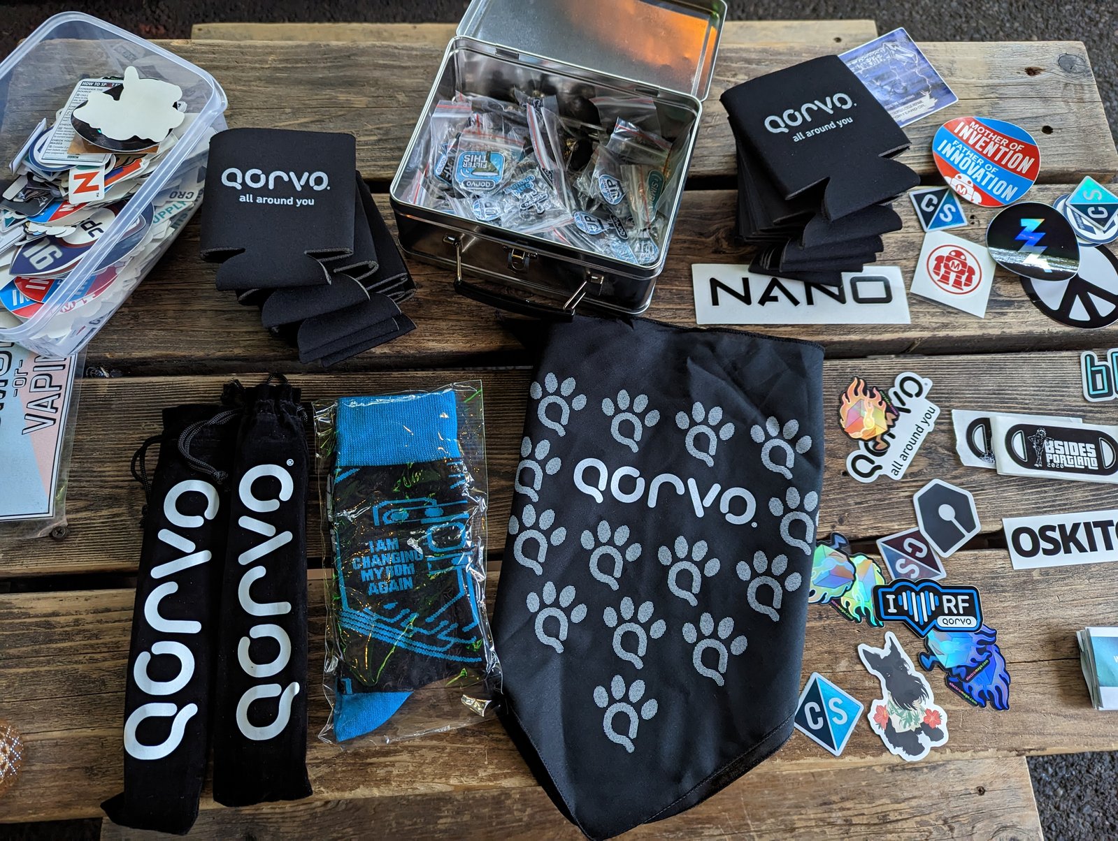 Qorvo goodies.