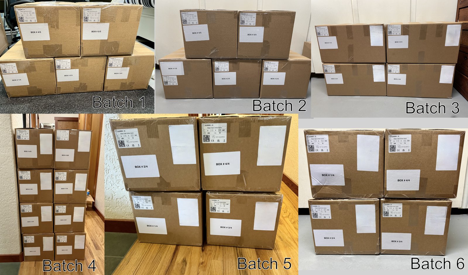 6 Main Campaign fulfillment batches