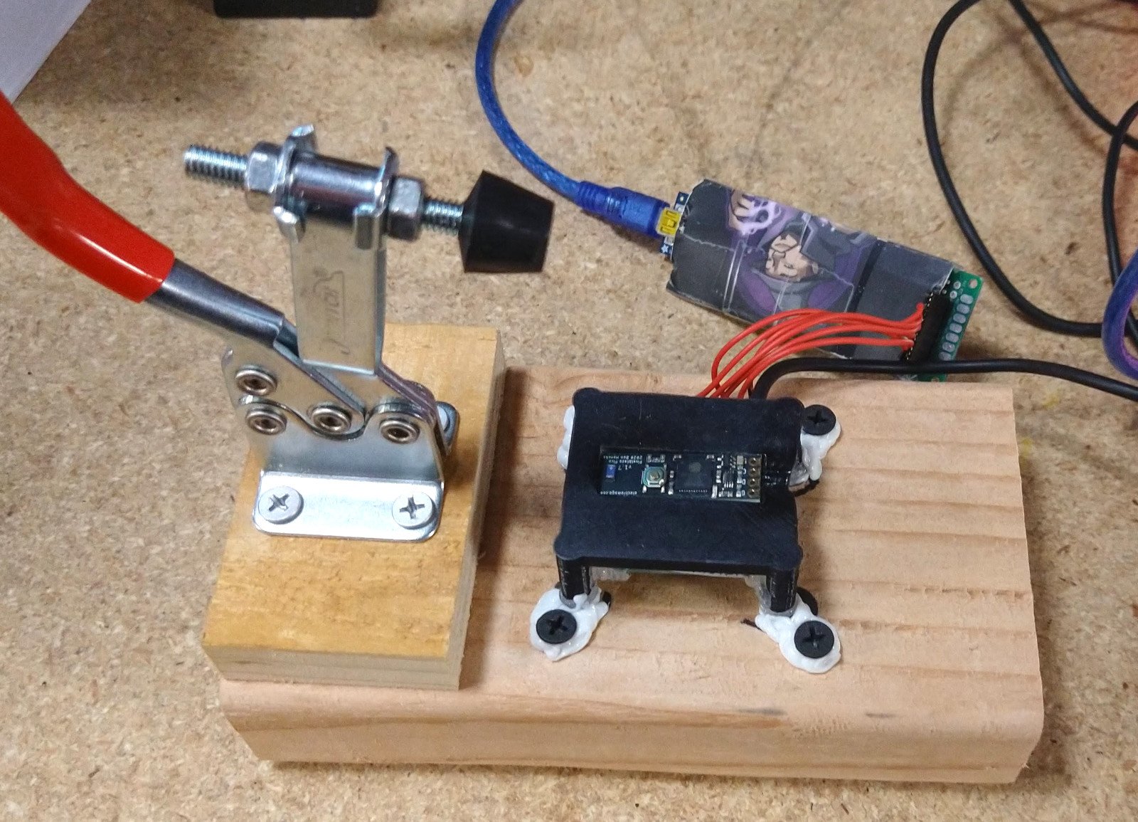 Pixelblaze V3 Pico testing + programming jig
