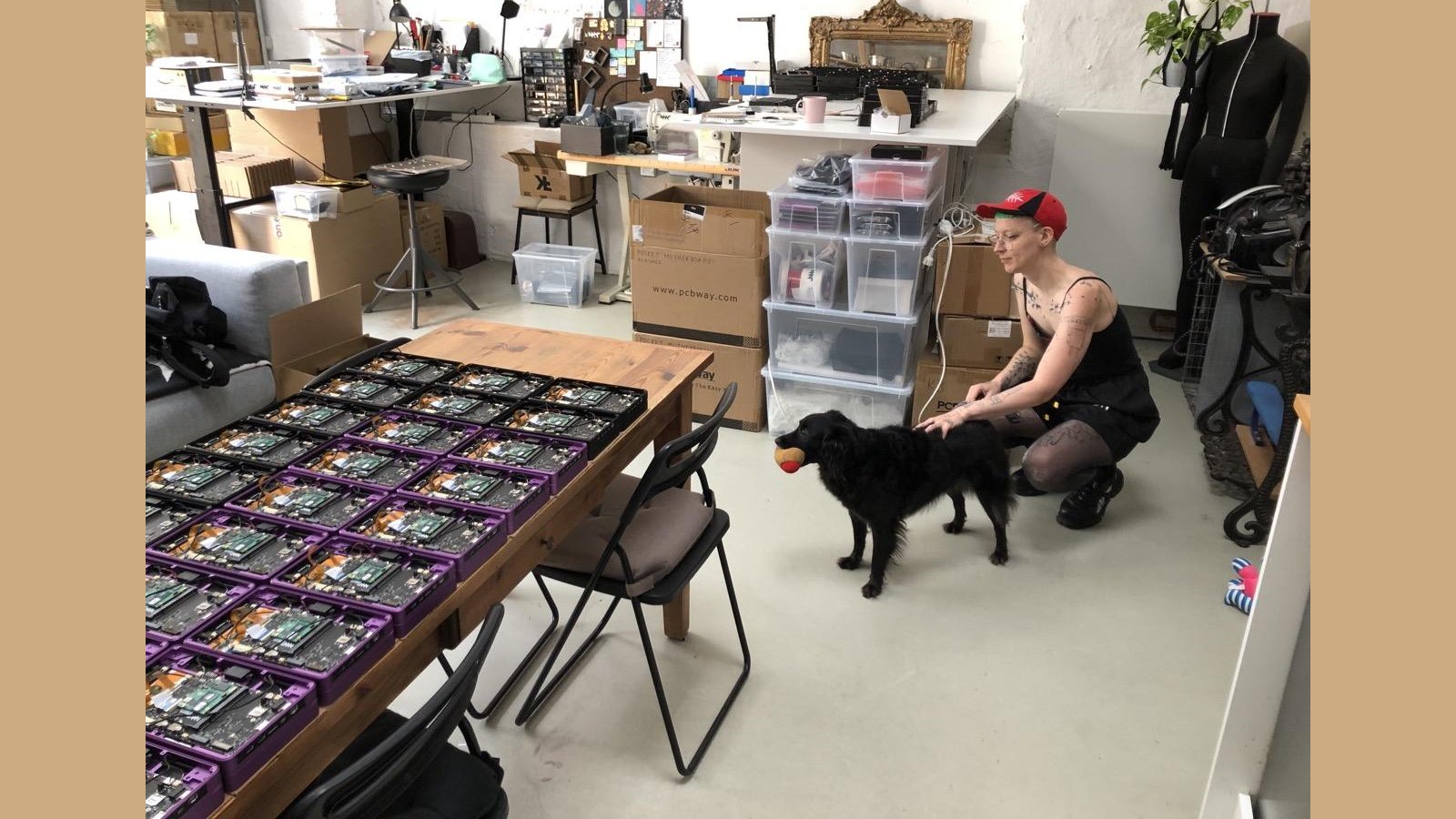 Anri and Tina with lots of MNT Pocket Reforms