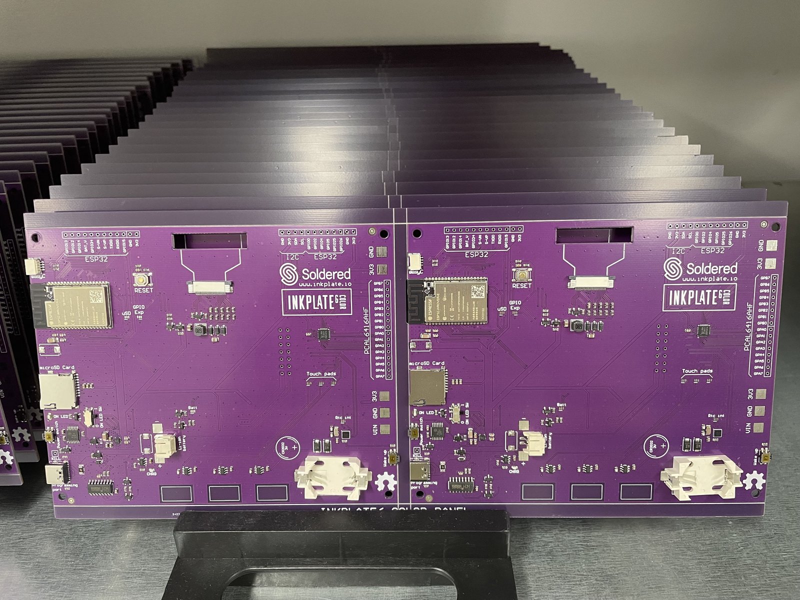 Inkplate 6COLOR PCB panel