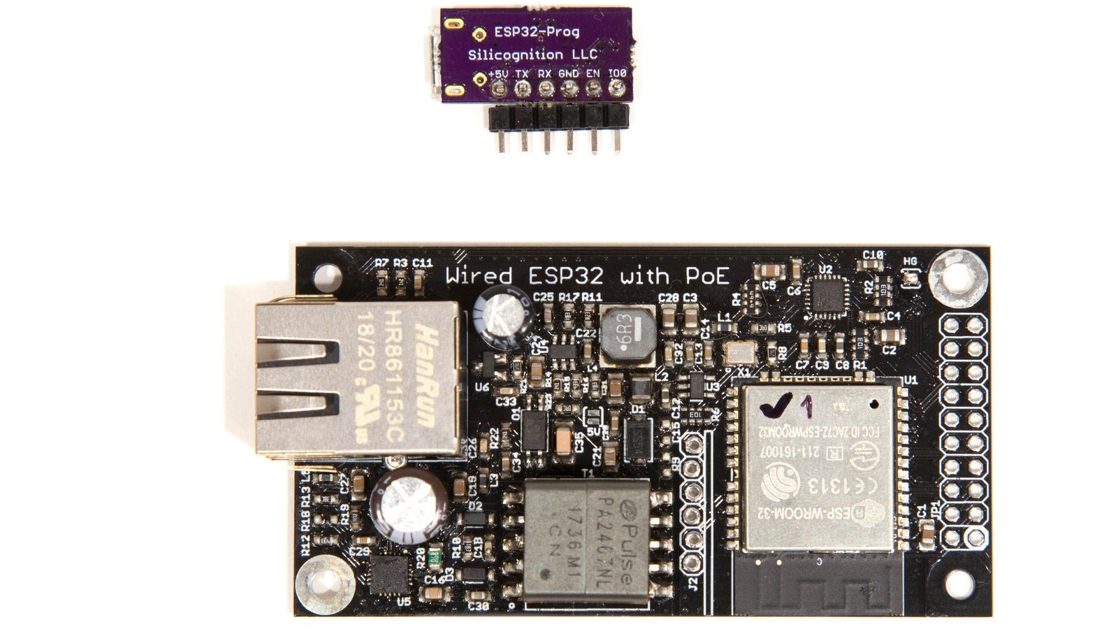 wESP32 + Prog board