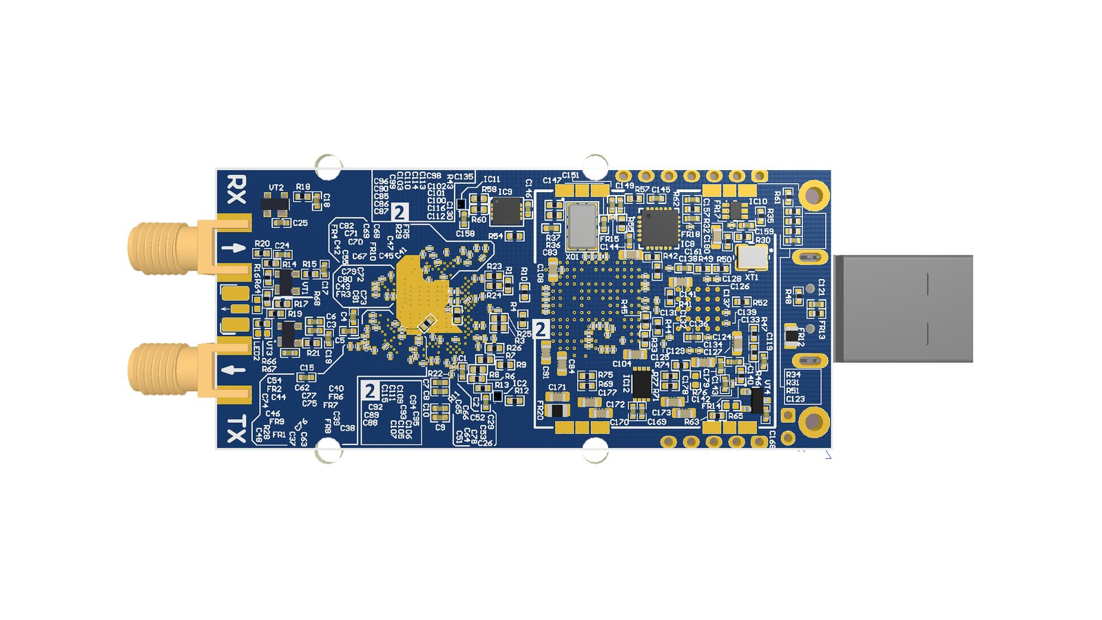 LimeSDR Mini Render