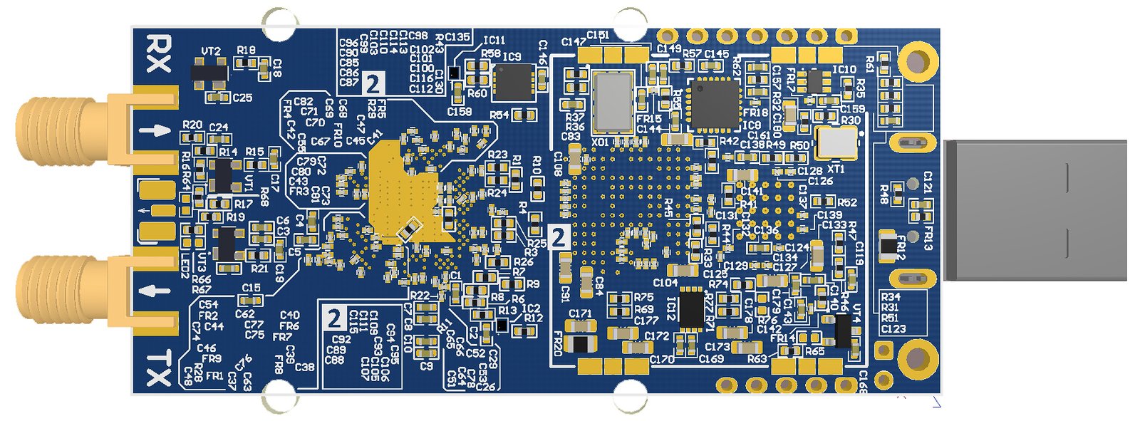 LimeSDR Mini Render