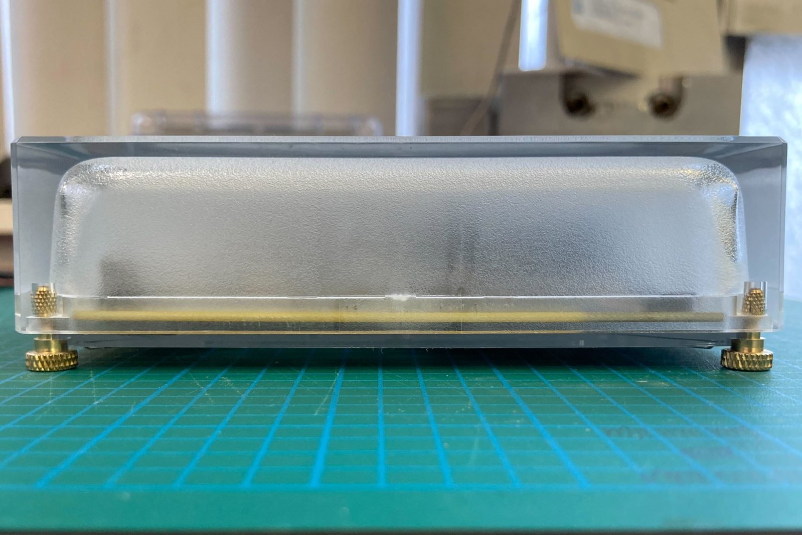Enclosure prototypes with front surface finish 