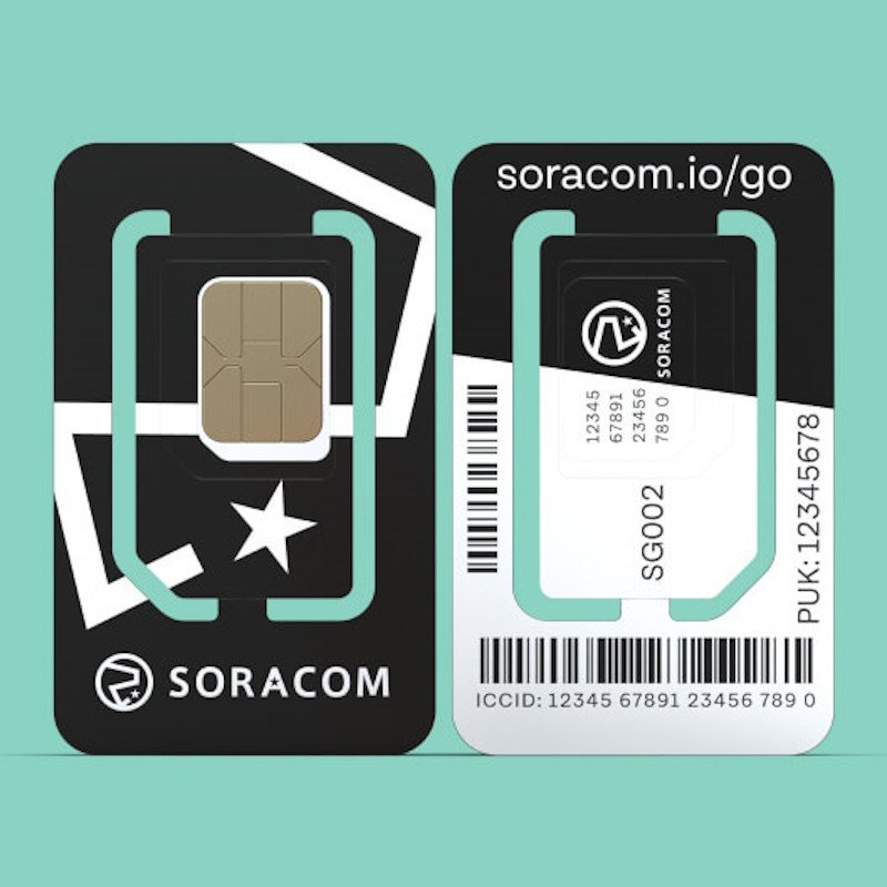 The Soracom M2M SIM card