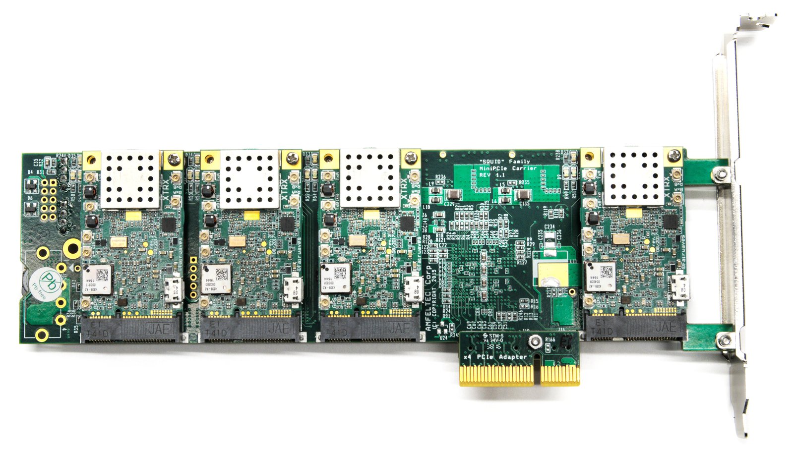XTRX PCIe Octopack (top)
