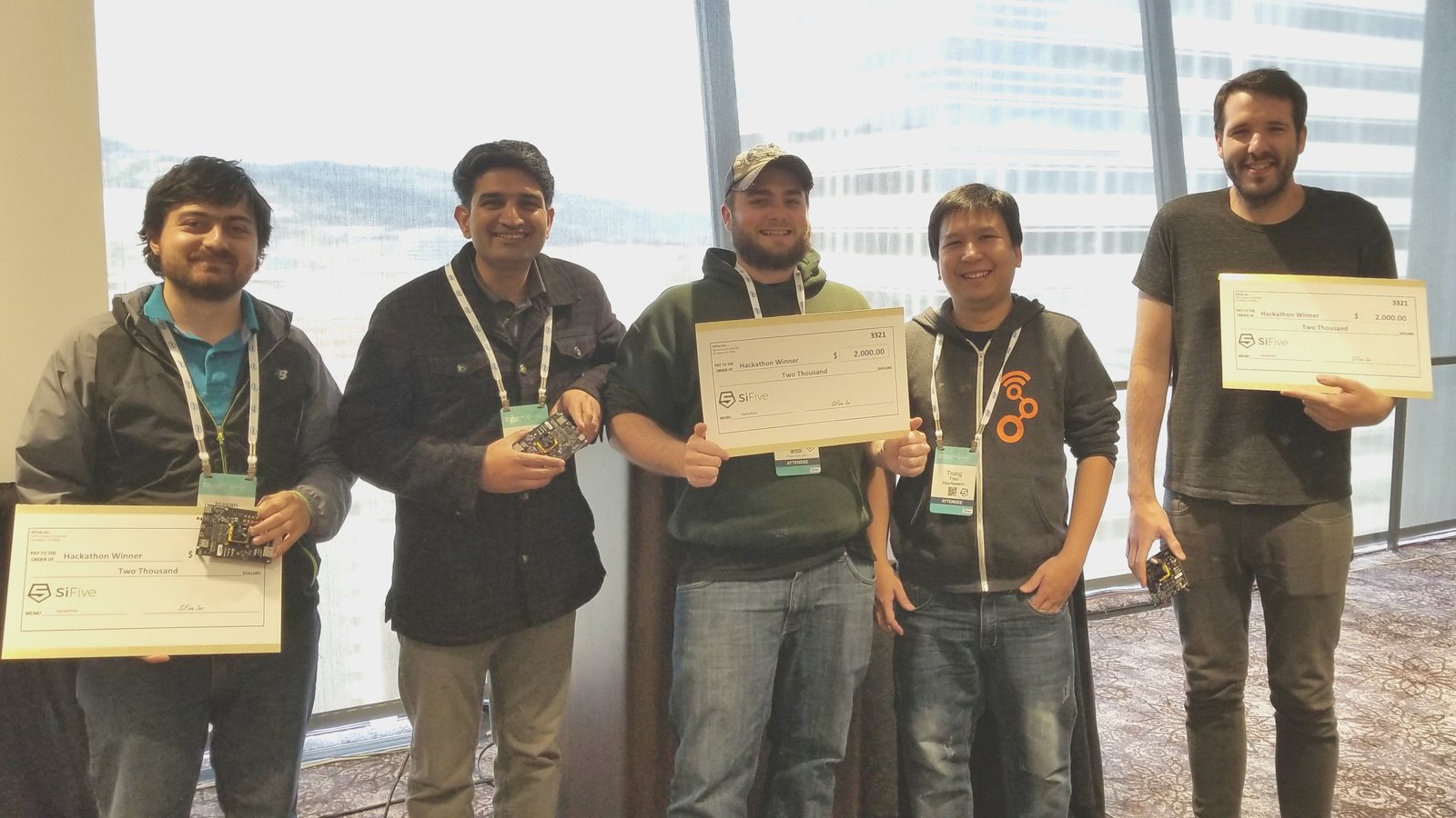 RISC-V Hackathon Winners at the Embedded Linux Conference