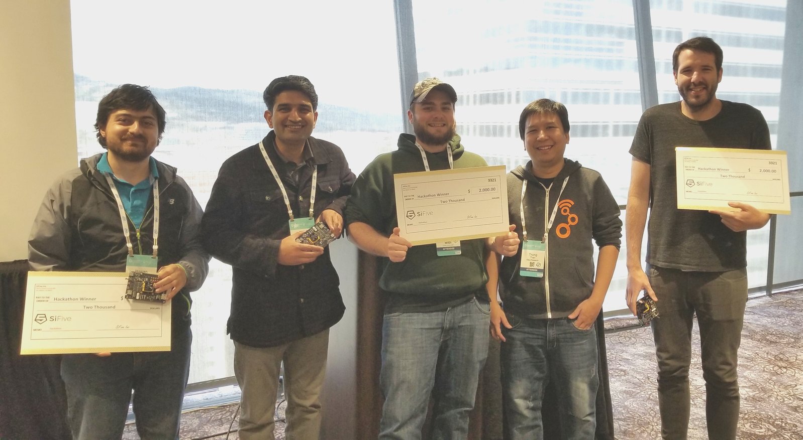 RISC-V Hackathon Winners at the Embedded Linux Conference