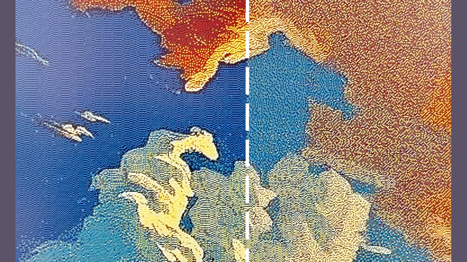 New dither kernel Inkplate 13SPECTRA close-up