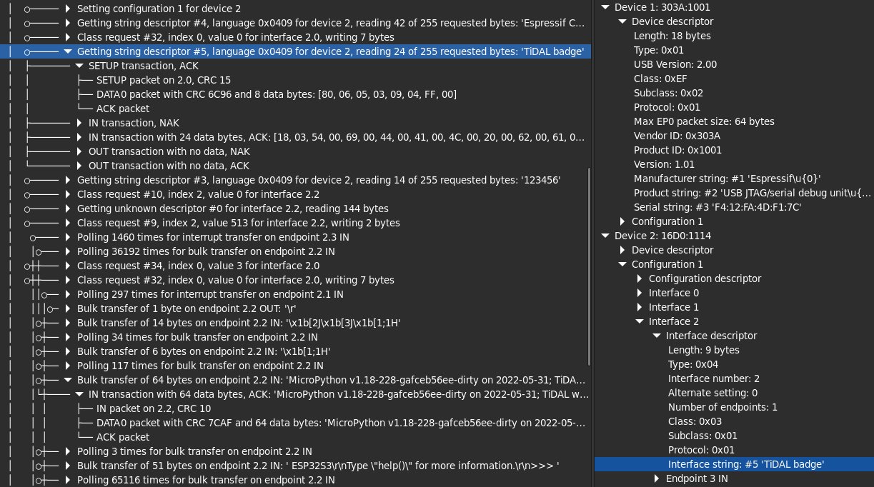 Packetry interface
