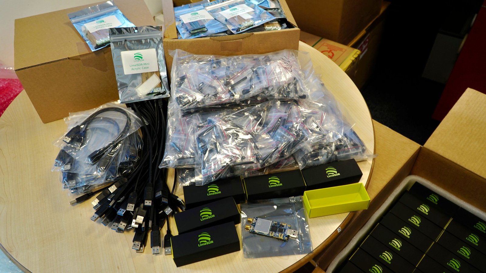 First batch of LimeSDR MInis ready to be shipped