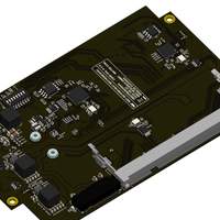 MNT Reform Next motherboard revision D-4 in KiCAD 3D viewer, front side