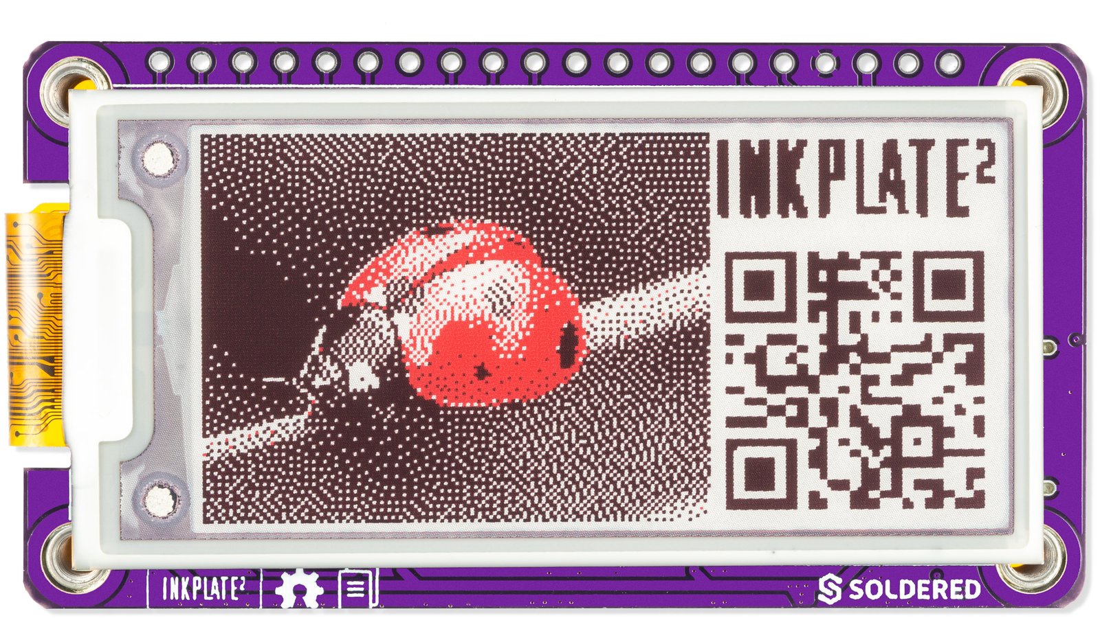 Soldered Inkplate 2, Top View