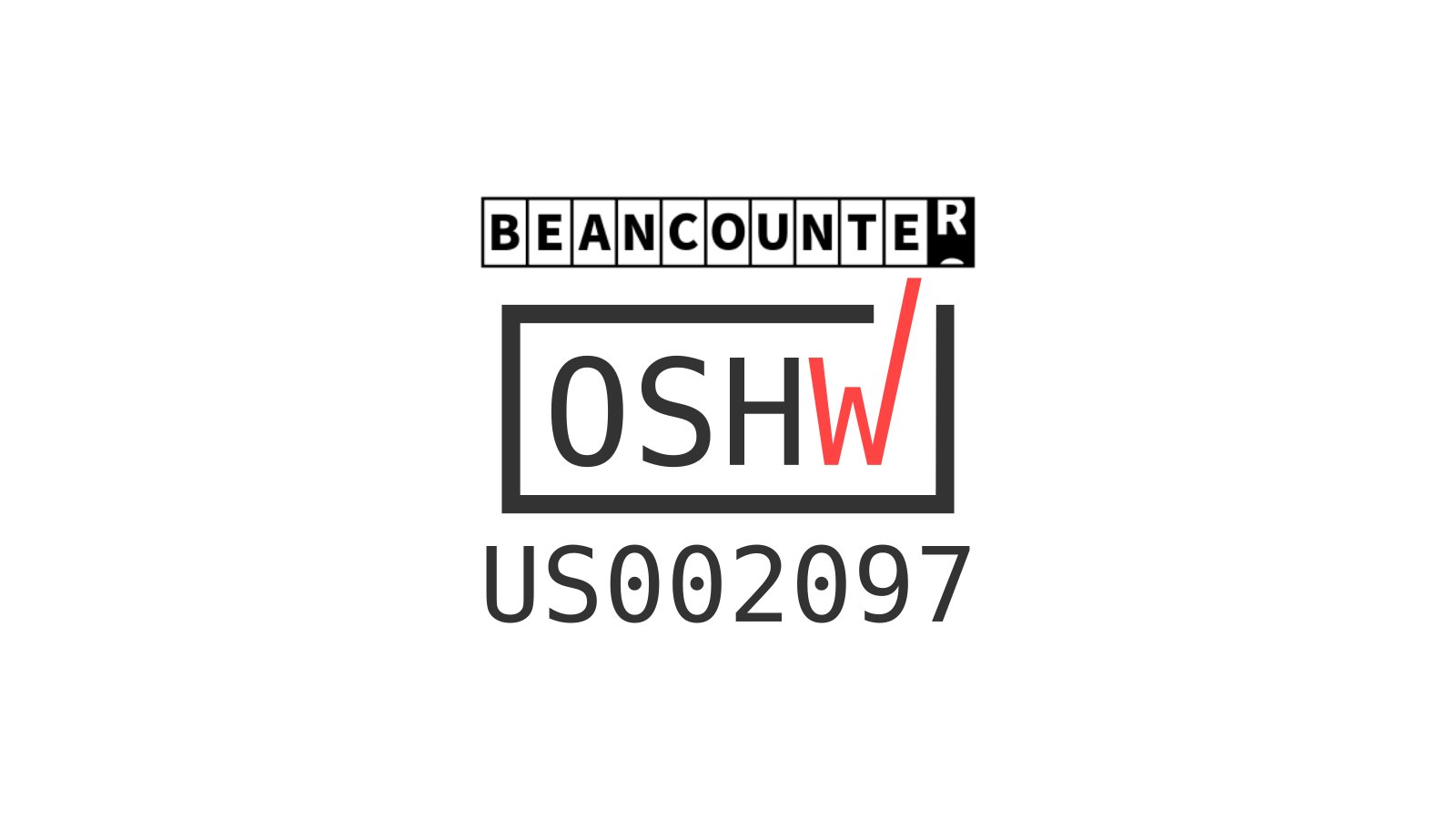 BeanCounter OSHWA certification
