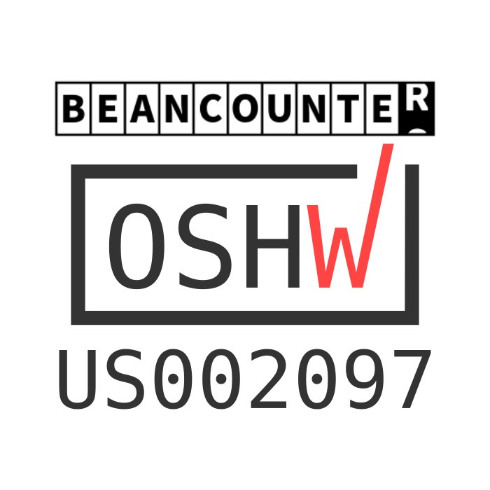BeanCounter OSHWA certification