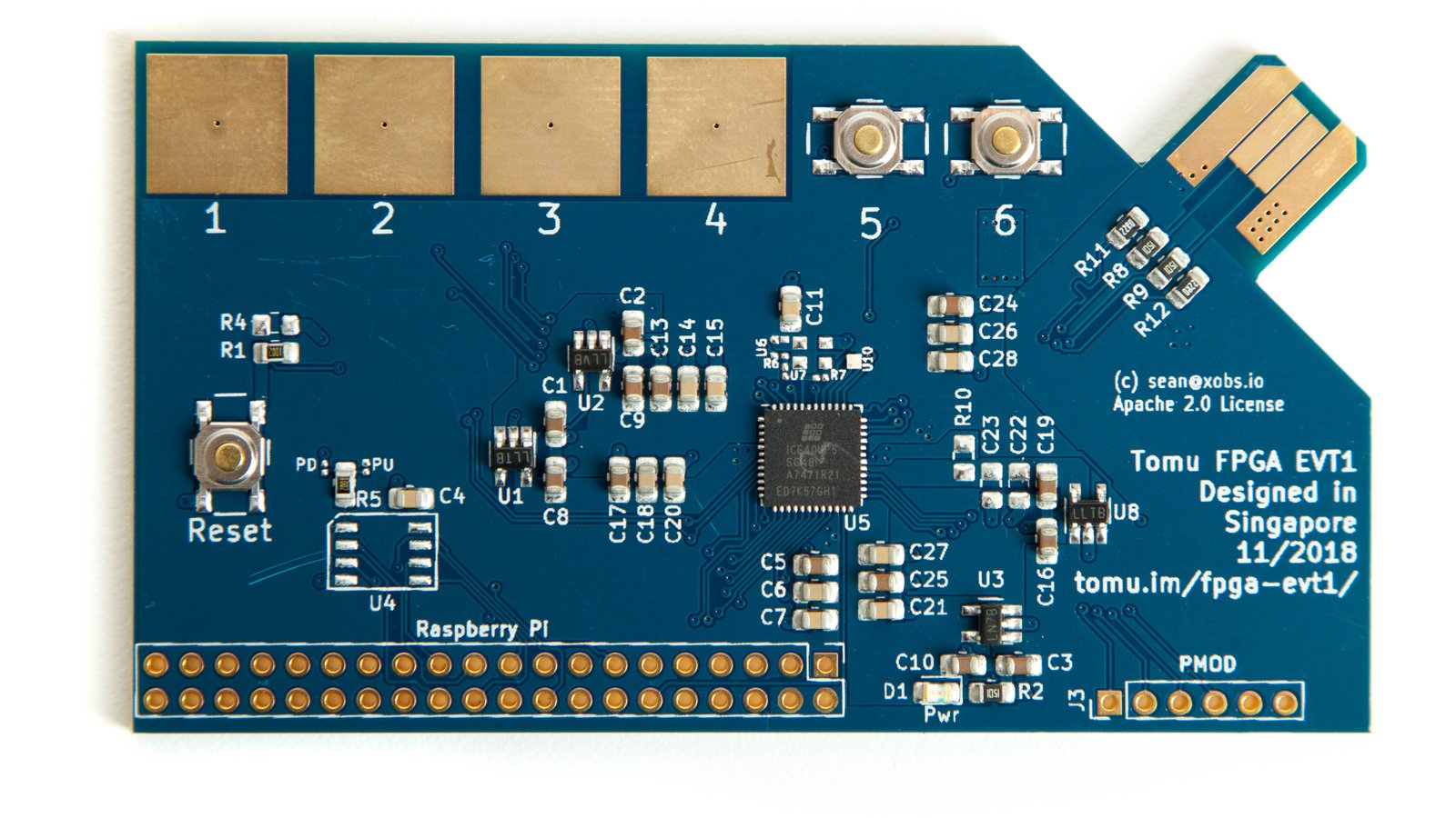 Fomu EVT board image