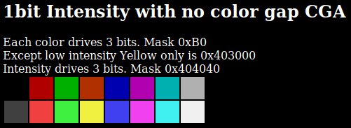 CGA color palette