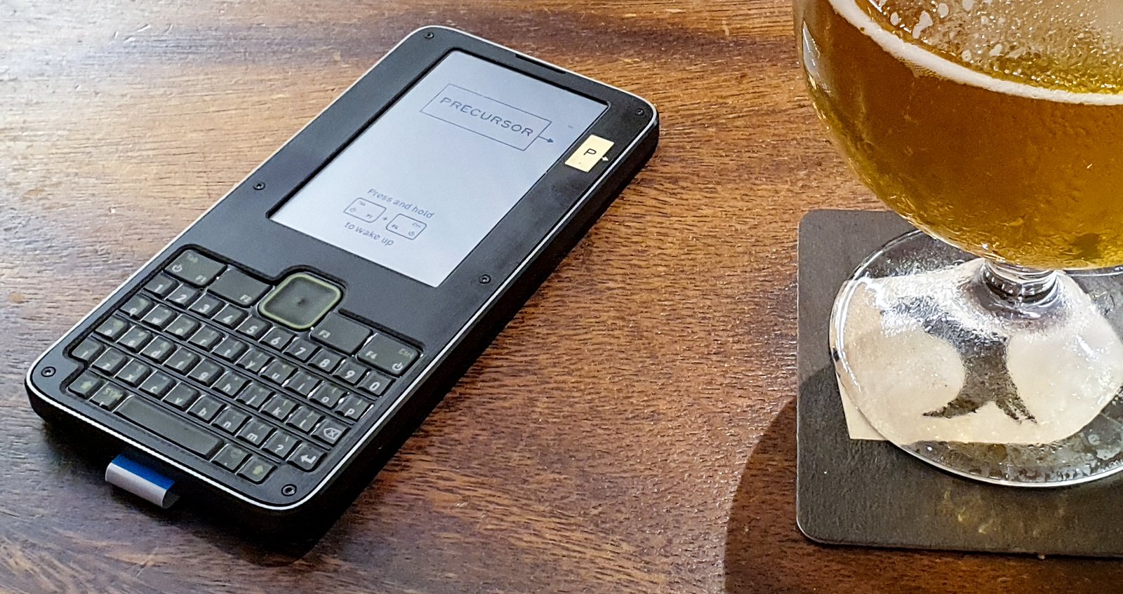 Precursor mobile device on the bar