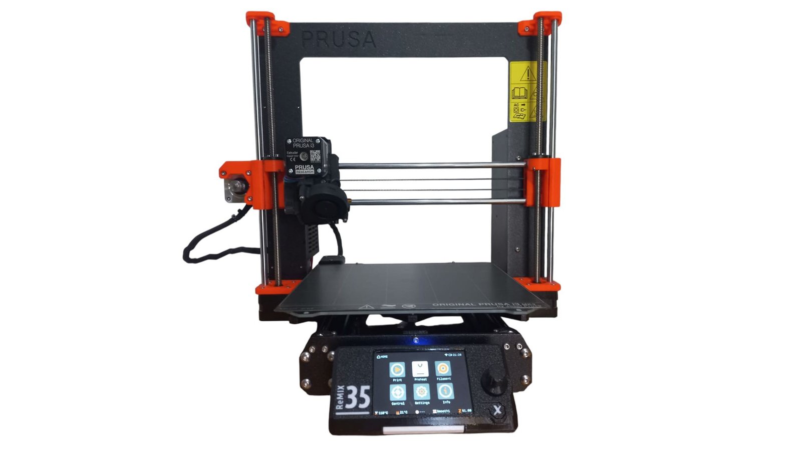 ReMIX35 installed on a Prusa MK3S/+ printer