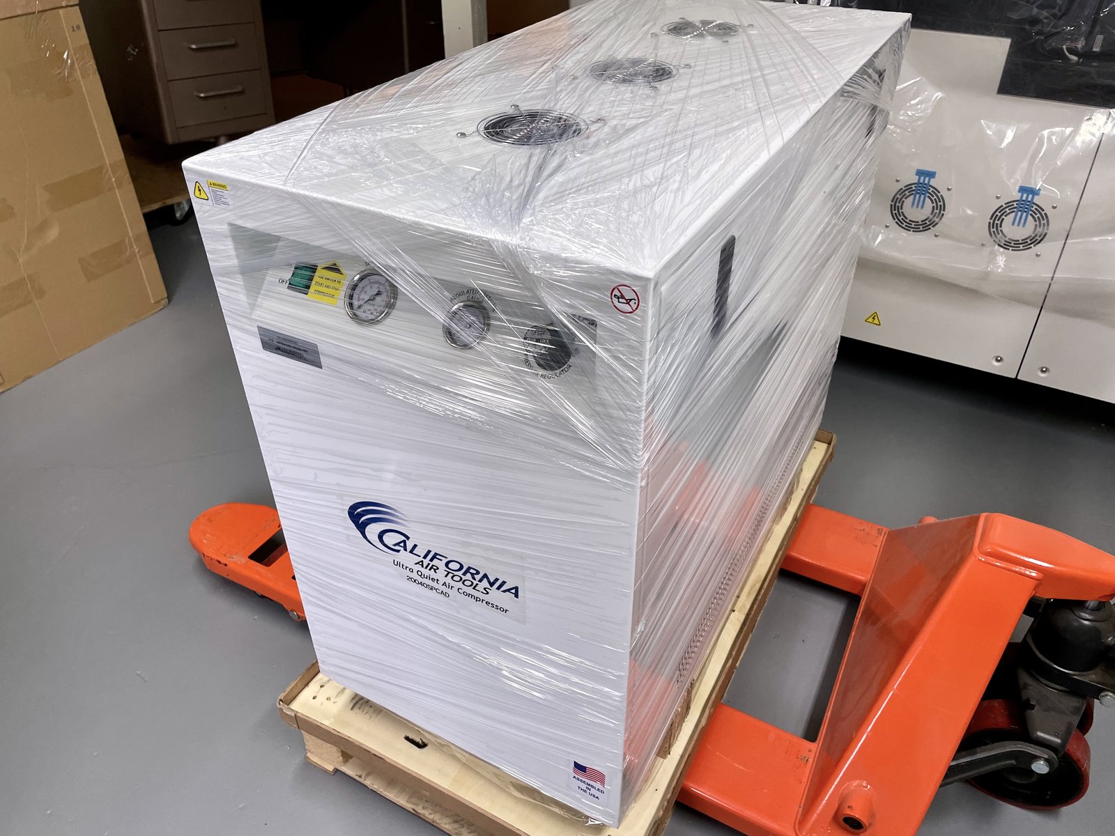 California Air Low Noise 4HP Oil-less Air Compressor