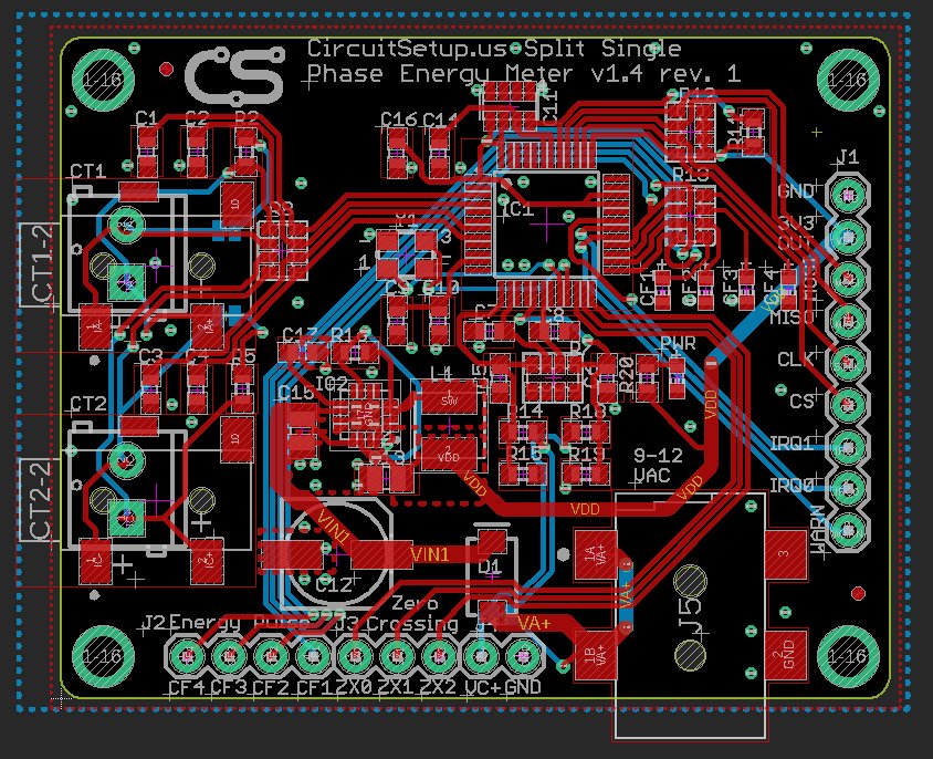 Split Single Phase Energy Meter image