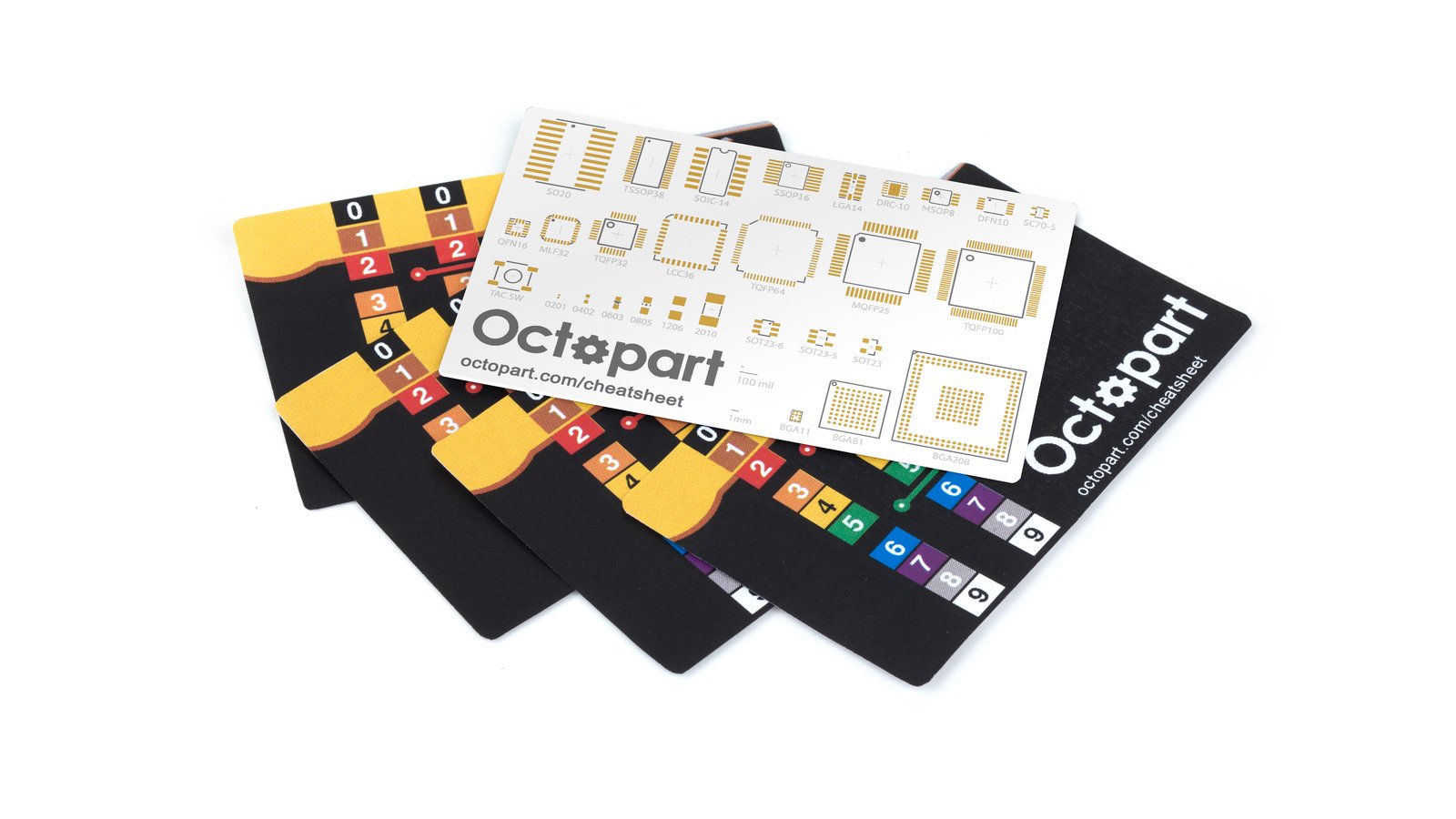 Octopart Pocket Electronics Reference PCB