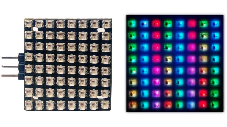 interval vejkryds Mundskyl Micro WS2812 2020 RGB LED Matrix | Crowd Supply