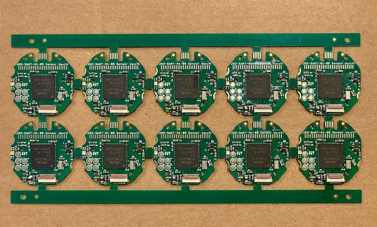 Sensor Watch assembled panel