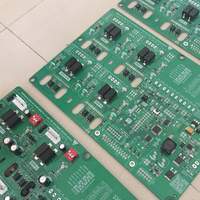 Partially assembled boards.