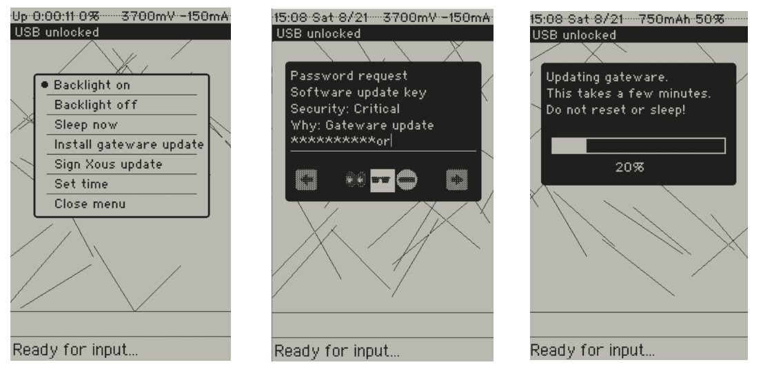 Precursor update