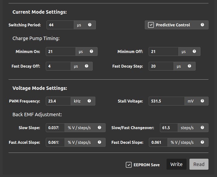 Quickstart guide advanced configuration pane