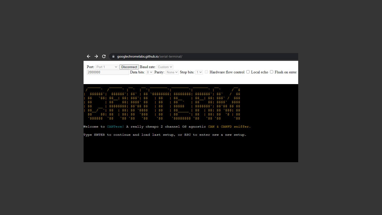 CANFDuino update
